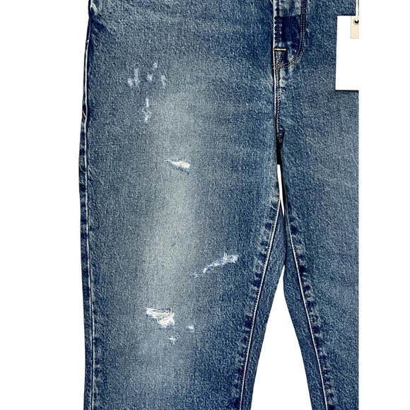 NWT Good American Classic Fit Skinny Fit High Rise Jeans Indigo Womens Size 0/25 - Picture 2 of 10